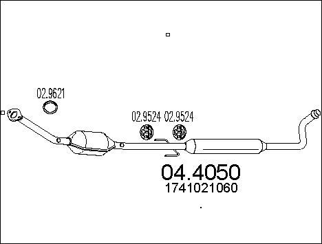 MTS Katalüsaator 04.4050