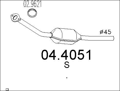 MTS Katalüsaator 04.4051