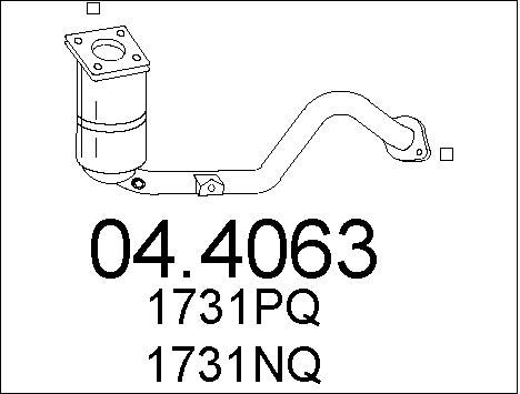 MTS Katalüsaator 04.4063