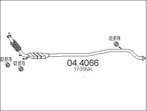 MTS Katalüsaator 04.4066