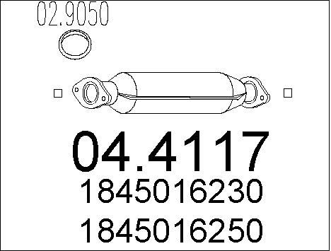 MTS Katalüsaator 04.4117