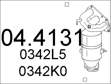 MTS Katalüsaator 04.4131