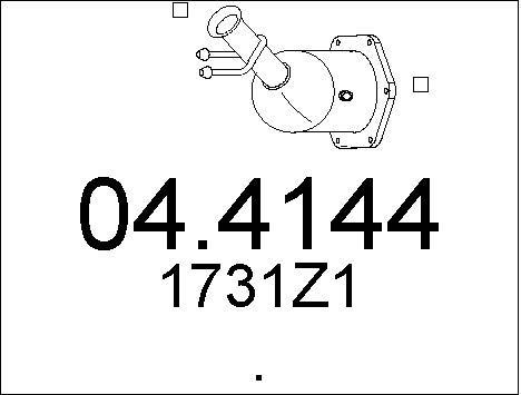 MTS Katalüsaator 04.4144