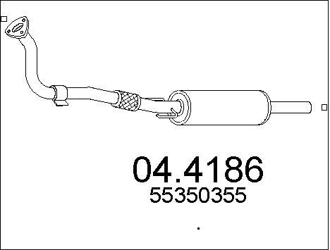 MTS Катализатор 04.4186