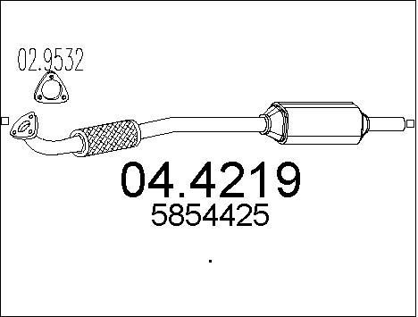 MTS Katalüsaator 04.4219