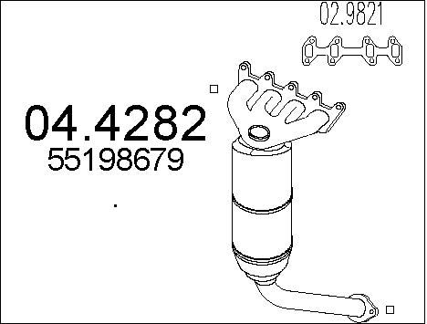 MTS Katalüsaator 04.4282