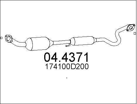 MTS Katalüsaator 04.4371