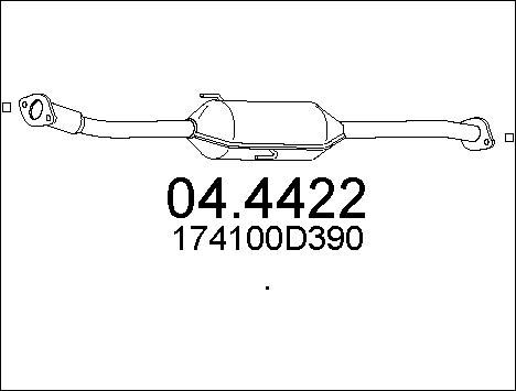 MTS Katalüsaator 04.4422