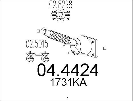 MTS Katalüsaator 04.4424