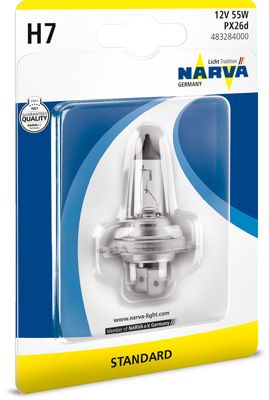 NARVA Лампа накаливания, фара дневного освещения 483284000