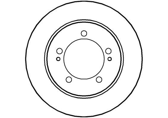 NATIONAL Тормозной диск NBD1055
