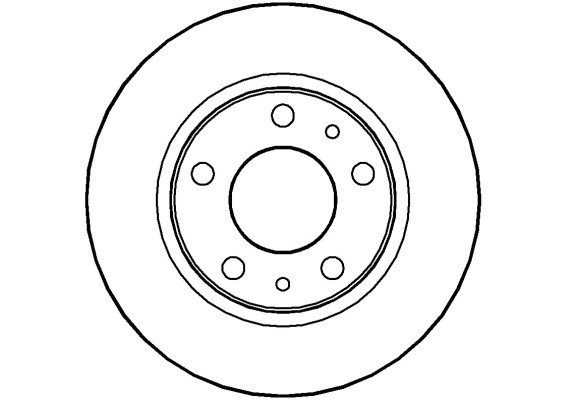 NATIONAL Тормозной диск NBD1077