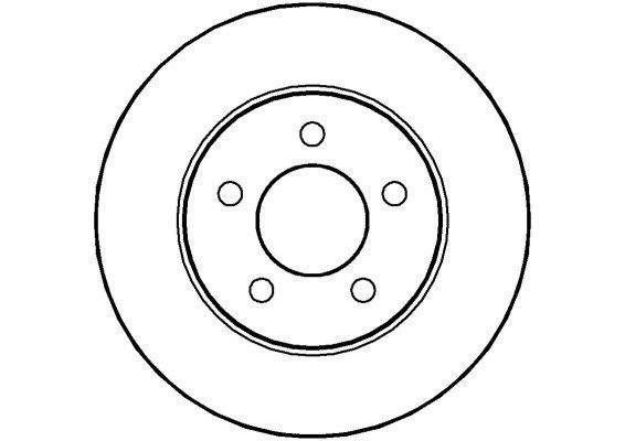 NATIONAL Тормозной диск NBD1341