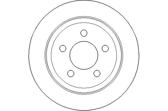 NATIONAL Тормозной диск NBD1650
