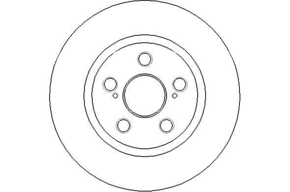 NATIONAL Тормозной диск NBD1726