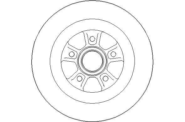 NATIONAL Тормозной диск NBD1782