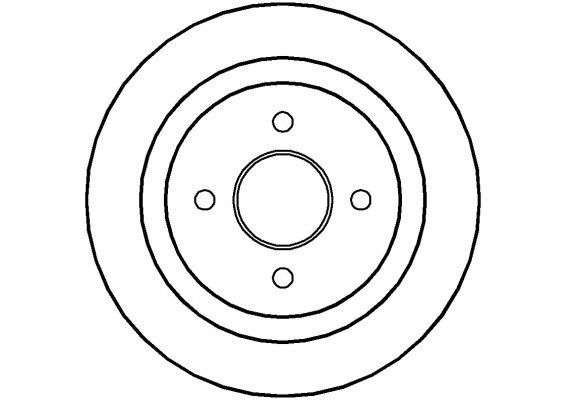 NATIONAL Тормозной диск NBD208