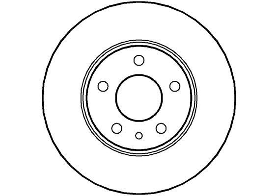 NATIONAL Тормозной диск NBD338