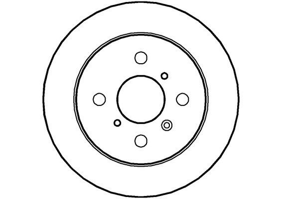 NATIONAL Тормозной диск NBD437