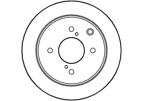 NATIONAL Тормозной диск NBD644