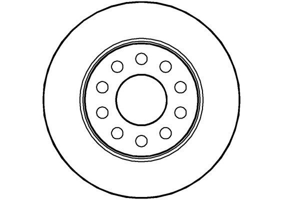 NATIONAL Тормозной диск NBD711