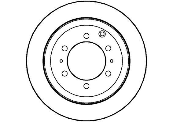 NATIONAL Тормозной диск NBD833
