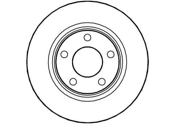 NATIONAL Тормозной диск NBD910