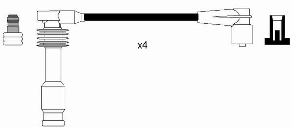 NGK Süütesüsteemikomplekt 0810