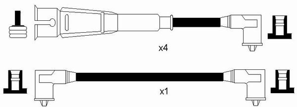 NGK Süütesüsteemikomplekt 2583