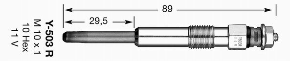 NGK Hõõgküünal 4279