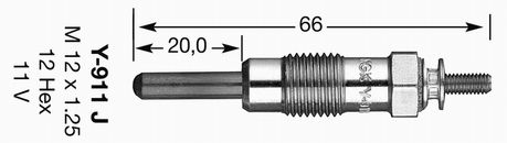 NGK Свеча накаливания 4290