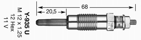 NGK Свеча накаливания 4791