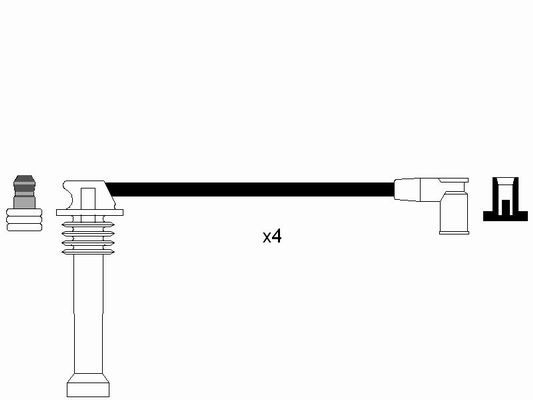 NGK Süütesüsteemikomplekt 6984