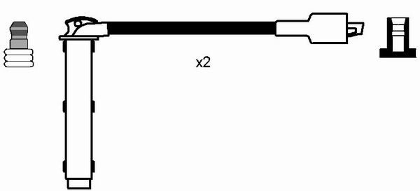 NGK Süütesüsteemikomplekt 7705