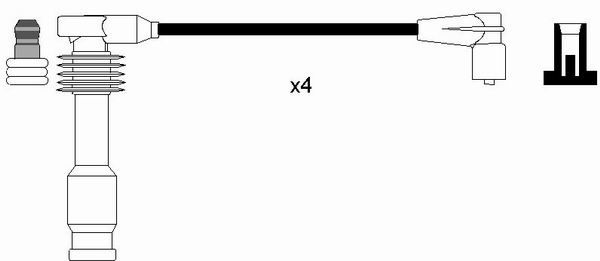 NGK Комплект проводов зажигания 8458