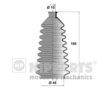 NIPPARTS Kaitsekummikomplekt,rooliseade J2848000