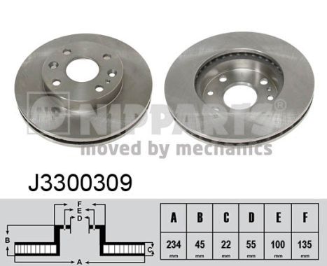 NIPPARTS Piduriketas J3300309