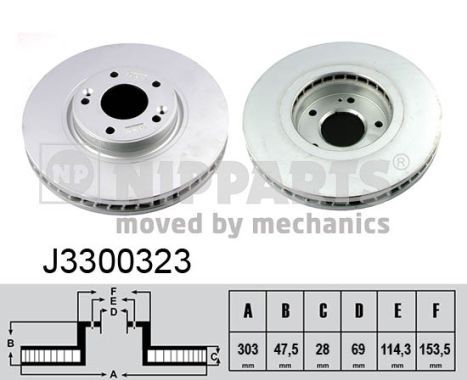 NIPPARTS Piduriketas J3300323