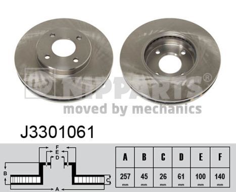 NIPPARTS Piduriketas J3301061