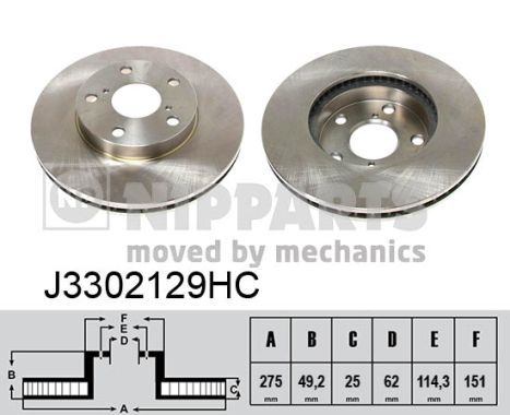 NIPPARTS Piduriketas J3302129HC