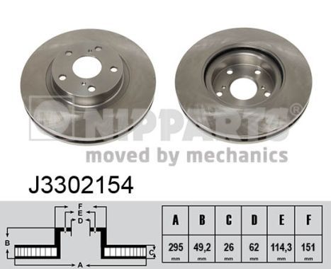 NIPPARTS Piduriketas J3302154