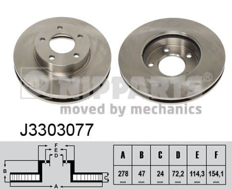 NIPPARTS Piduriketas J3303077