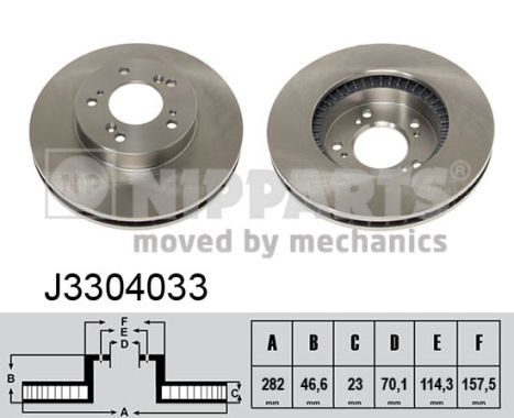 NIPPARTS Piduriketas J3304033