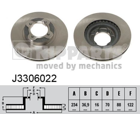 NIPPARTS Piduriketas J3306022