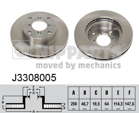 NIPPARTS Piduriketas J3308005