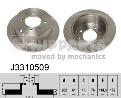 NIPPARTS Piduriketas J3310509