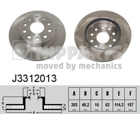 NIPPARTS Piduriketas J3312013