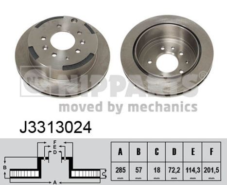 NIPPARTS Piduriketas J3313024