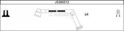 NIPPARTS Комплект проводов зажигания J5380512