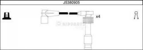 NIPPARTS Комплект проводов зажигания J5380905